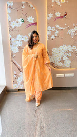 Double layer Mul Chanderi suit set