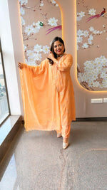 Double layer Mul Chanderi suit set