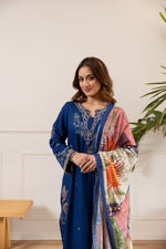 Restocked Appliqué work heavy rayon palazzo set(dispatch next week)