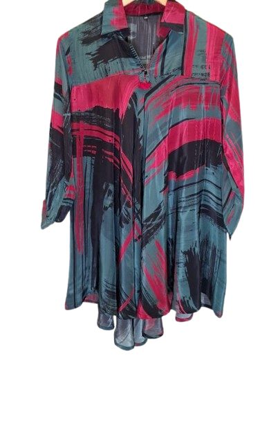 Pretty crepe stylish short top