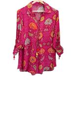 Pure crepe pink smart top