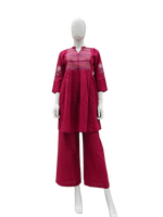 Pretty embroidered cotton Co ord