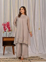 Smart pure organza embellishments palazzo set