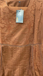 Pretty cotton embroidered suit set