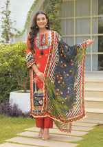 Pure crepe digital printed lining full suit set