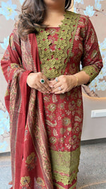 Restocked Pretty pretty smart cotton lace detailing premium cotton suit set!!