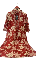 Pure cotton red suit set