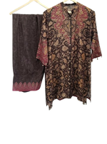 Ajrakh pure crepe farsi salwar co ord