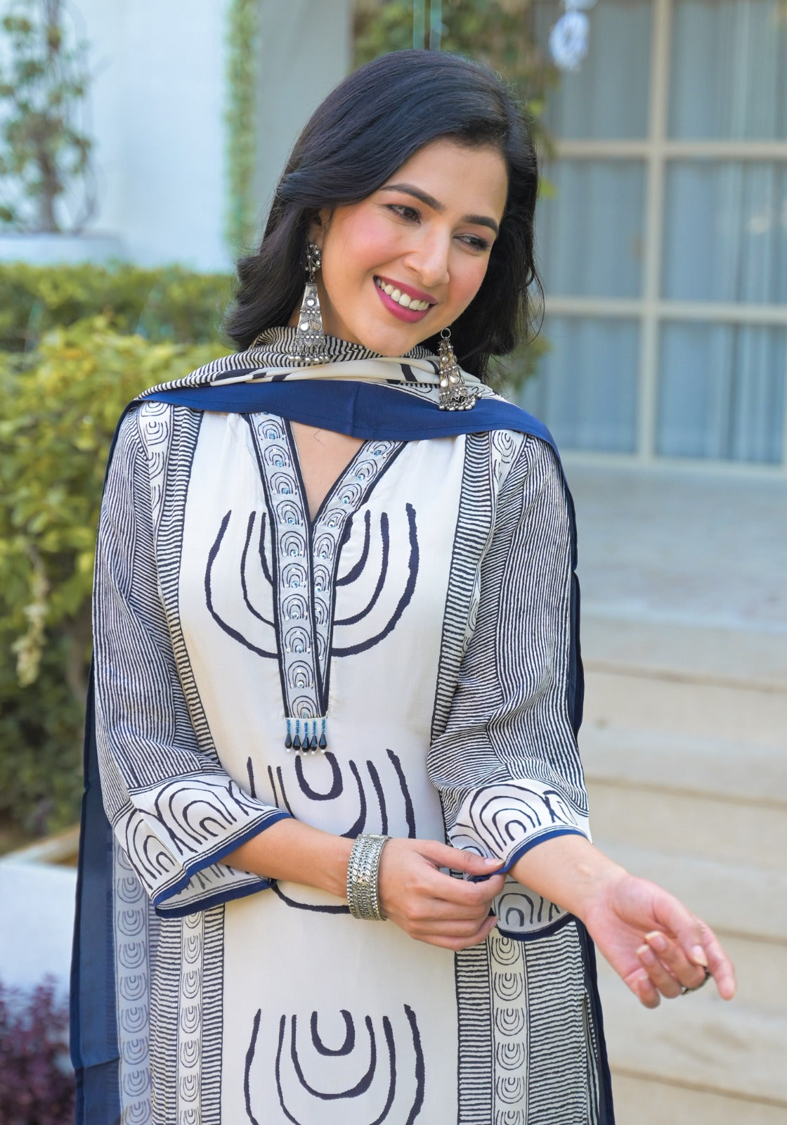 Pretty pretty pure crepe suit set