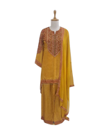 Restocked !!! Pure crepe with lining fully embellished suit set !! DIspatch Next Week