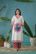 Premium Mul cotton lining Co ord in red