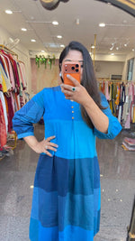 Smart blue chequered co ord set