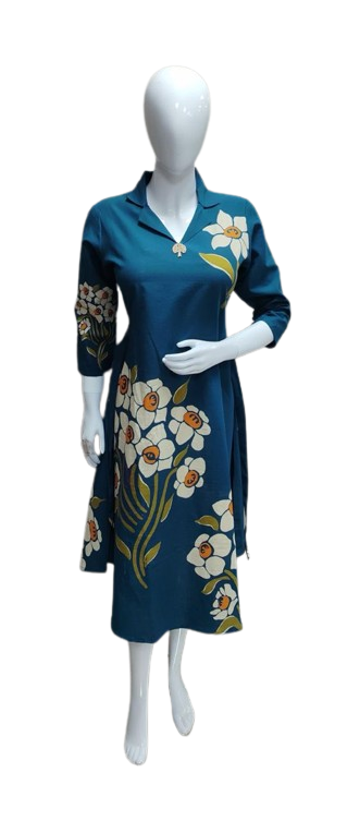 Cotton beautiful digital printed one piece