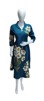 Cotton beautiful digital printed one piece