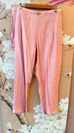 Pretty mulchanderi with bead work and lining full suit in pink