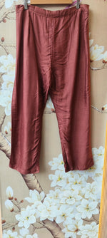 Premium Banarasi Mul chanderi zari detailing full suit set in brown