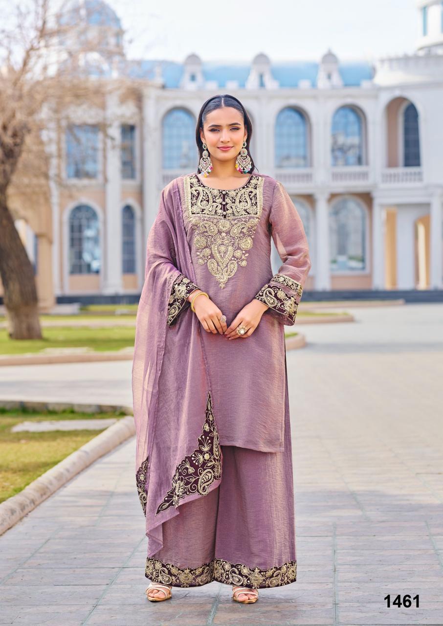 Designer crush tissue suit set