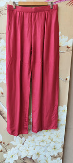 Mul silk digital printed full suit set in pink Full suit