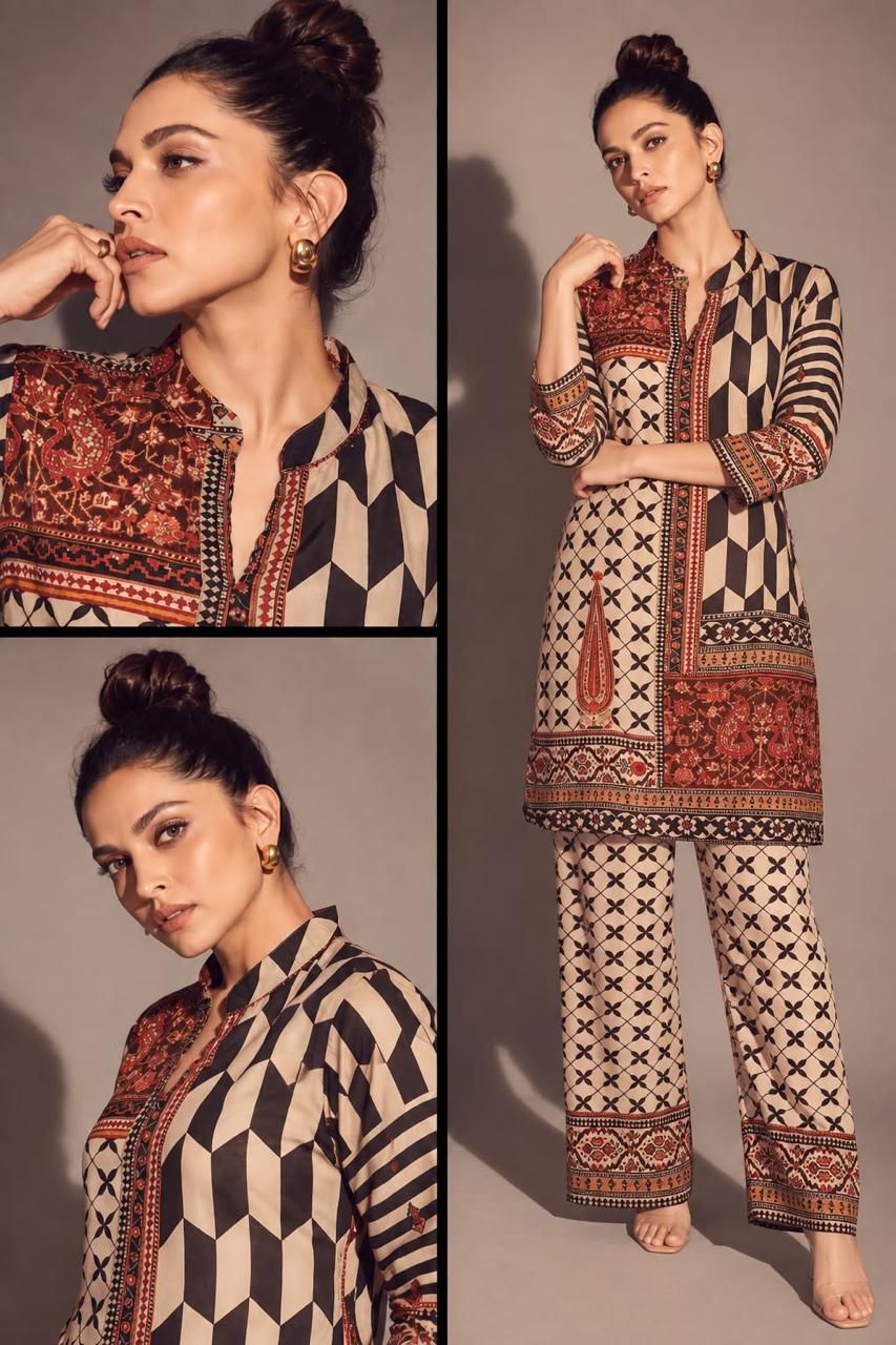 Premium crepe designer co ord set