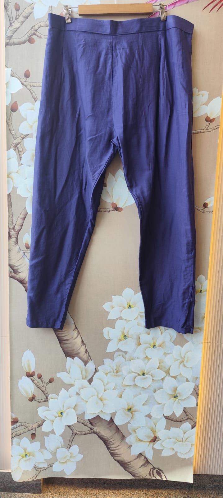 Pretty ombré Mul chanderi full suit in purple