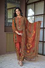Super pretty pure crepe farshi salwar suit set