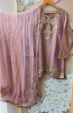 Tissue full Banarasi suit set with intricate zari detailing