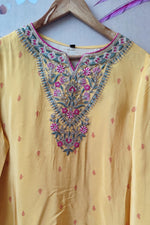 Pure crepe pretty handwork farshi salwar co ord
