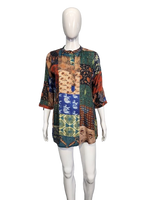 Rayon Multi colour short top