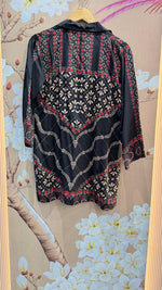 Super pretty ajrakh co ord set in black
