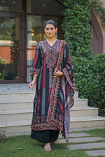 Super pretty dola silk designer ajrakh full suit set