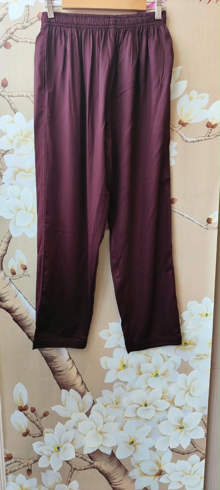 Premium gaji silk suit set paired with Kalamkari dupatta in wine