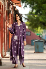 Pure cotton embellished pocket kurta pant