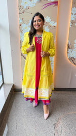Wow super pretty handloom cotton shrug dress