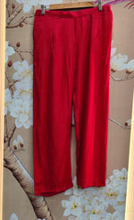 Super pretty handwork chinon suit set in red