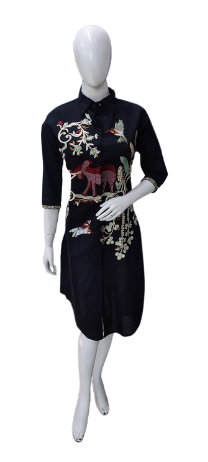 Premium cotton embroidery kurta