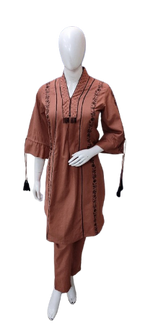 Elegant copper chic co ord set