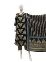 Wow cotton suit set in black