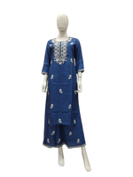 Pure muslin embroidered chikankari kurta pant