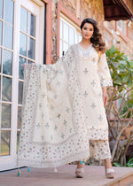 Stylish n elegant super stylish v neck suit set paired with mul cotton lining