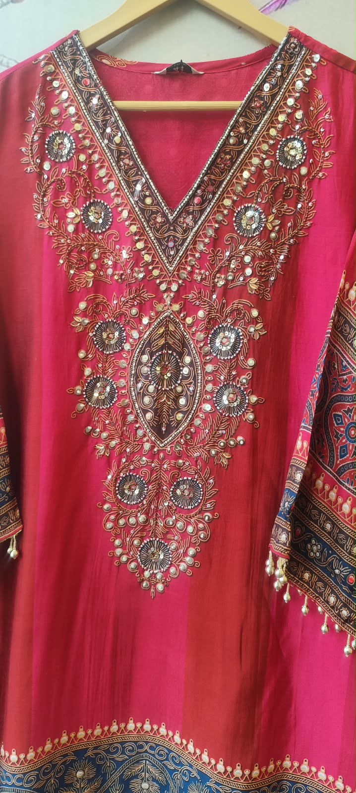 Premium soft dola silk lining farshi salwar suit set in red !! (Dispatch by Saturday) !
