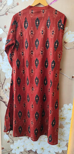 Ikkat print cotton kurta pant