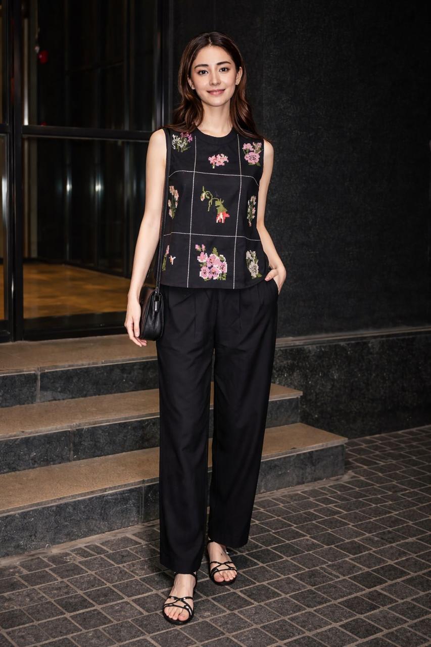 Super smart sleeveless co ord set
