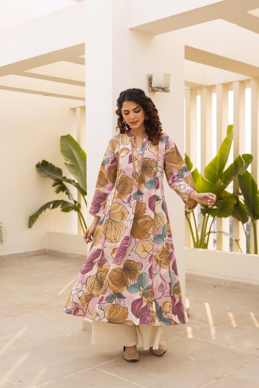 Pretty cotton kurta pant