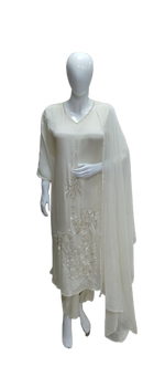 Premium chinon handwork suit set