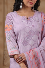 Premium cotton lining digital printed suit set