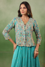 Skirt blouse and jacket pretty lehenga set