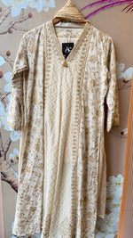 Textured cotton with lining full suit set