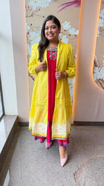 Wow super pretty handloom cotton shrug dress