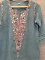 Organic cotton real mirror co ord set in blue