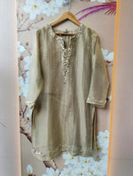 Premium salsa cream colour plazzo set (slim fit but margin available)